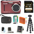 Red Pixpro Fz43 Camera with 32GB SDHC Bundle T91880