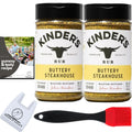 2 Bundle Pack Seasonings and Rubs (Total 21oz) with Silicon Brush B774934