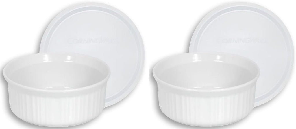 16-Ounce Round Dish with Plastic Cover, Pack of 2 A681125