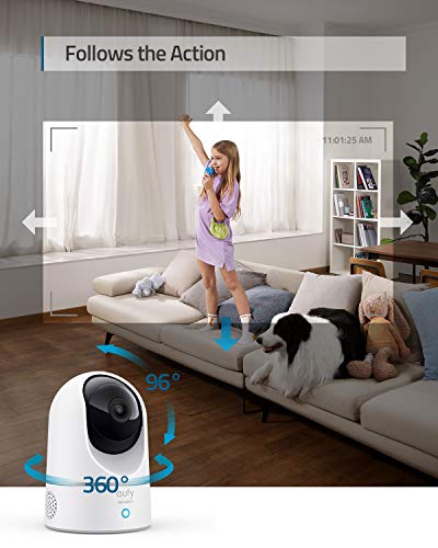 Indoor Cam, Pan & Tilt, 2K Wi-Fi Plug-in, Night Vision R300
