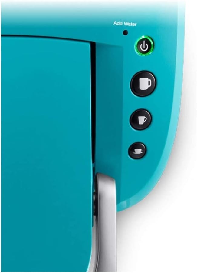 Single-Serve K-Cup Pod Coffee Maker, 36 ounces, Turquoise A5380