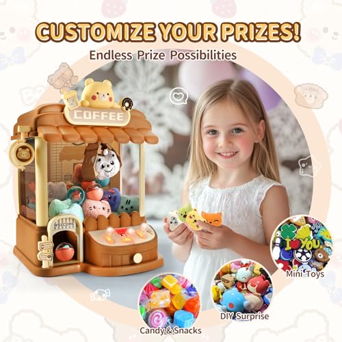 Large Claw Machine with 30 Fun Toys, Candy Dispenser Machine I77408