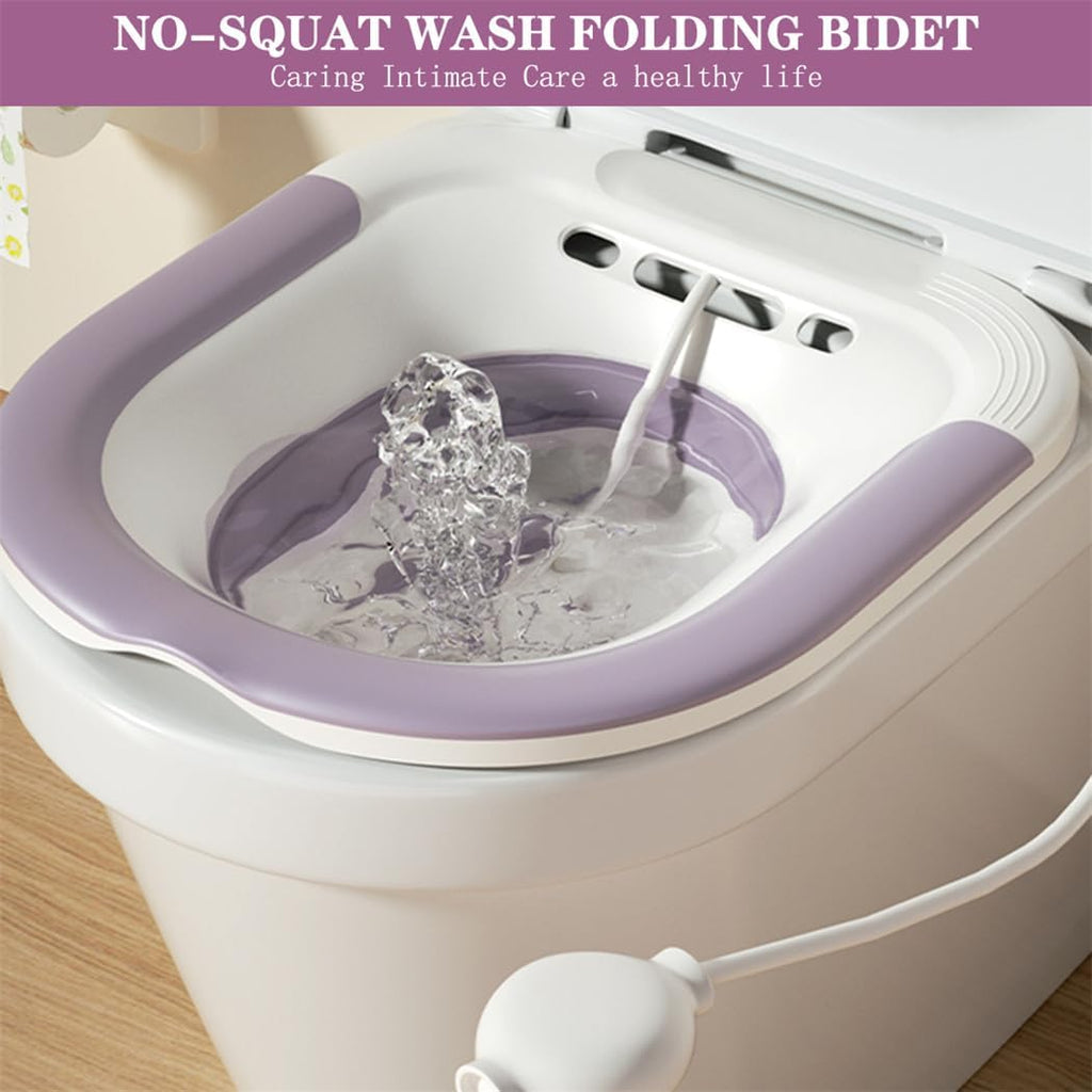 Foldable Sitz Basin with Flusher Z66088