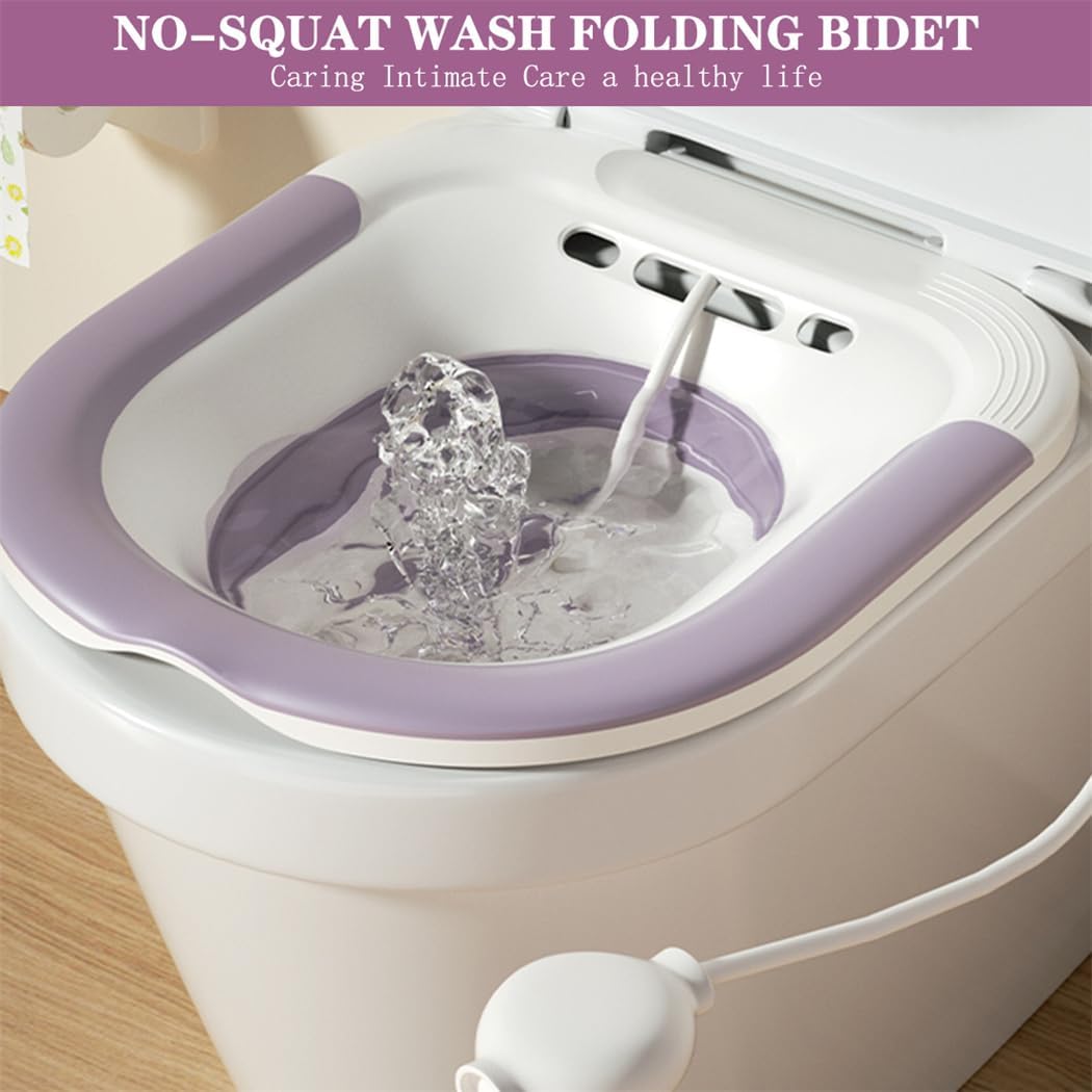 Foldable Sitz Basin with Flusher Z66088