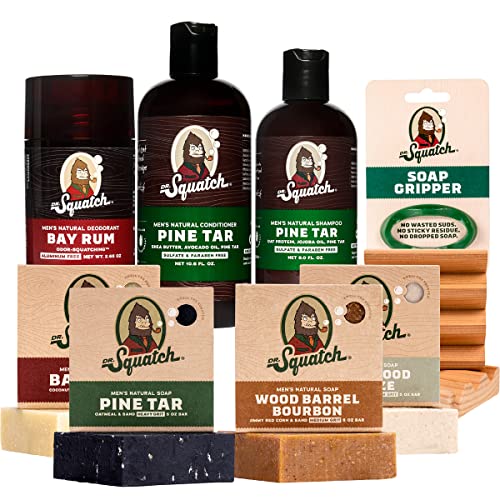 Natural Bar Soap, Natural Shampoo and Conditioner, Aluminum-free Deodorant, Soap Gripper, and Saver D234946