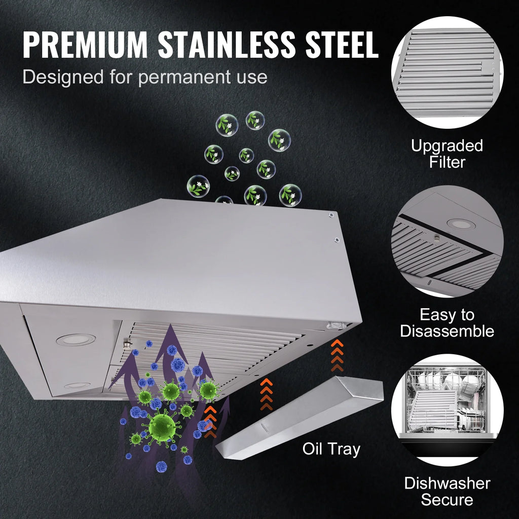 30" Under Cabinet Range Hood Stainless Steel V779345