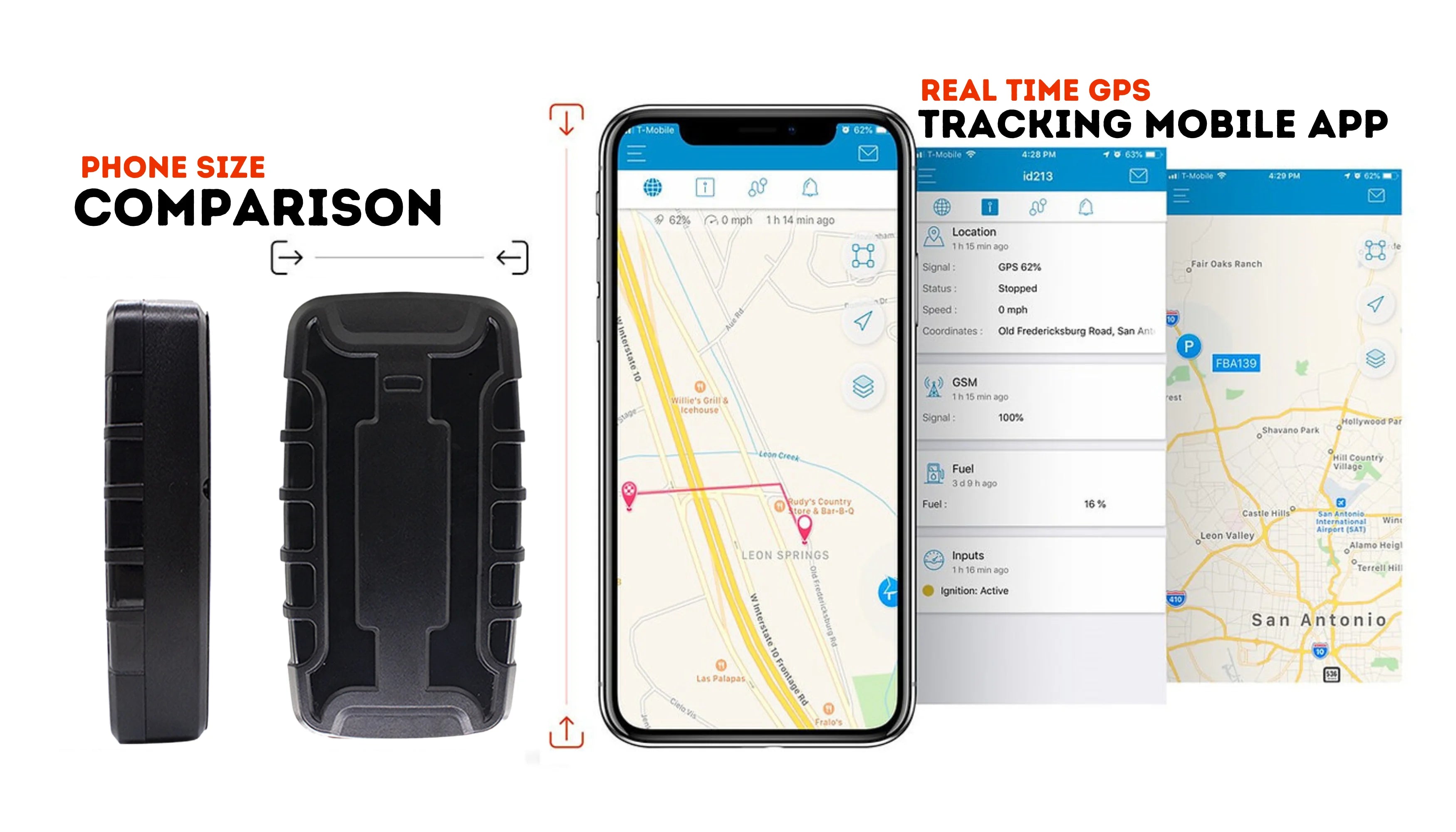 Magnetic GPS Tracker with 180 Day Battery Life K829167