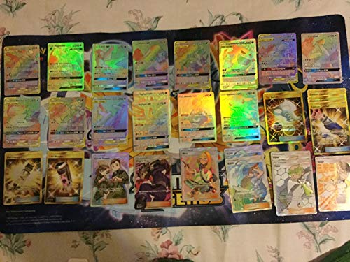 100+ Rainbow Rare Cards Binder Collection with 5 foils T25477