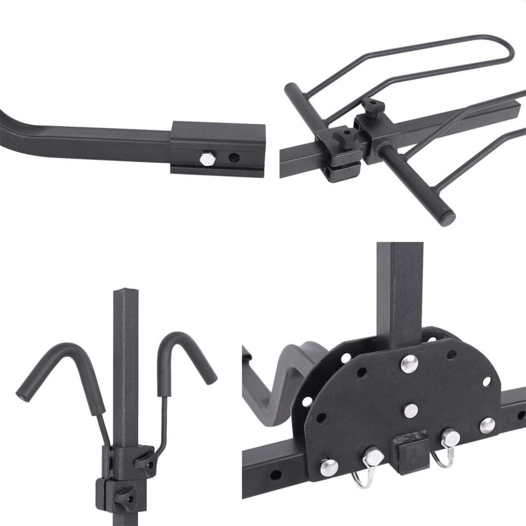 2-Bike Hitch Mount Bike Rack Platform Style Bicycle Carrier E45116