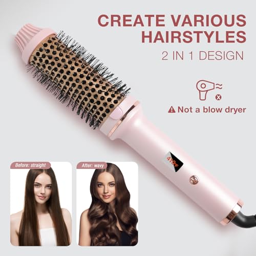 1.5 inch Heated Round Curling Brush Q19422