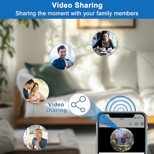 2K HD Wireless Video Doorbell with Chime, Battery Powered A573886