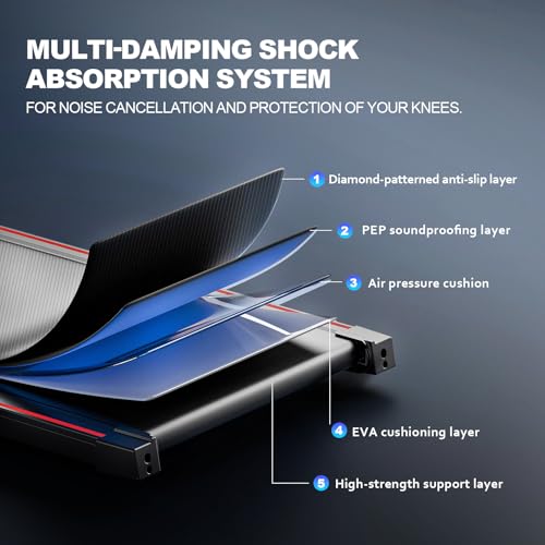 Walking Pad with Incline Treadmill W18068