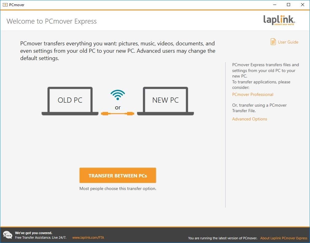 Single Use License PCmover Express W714754