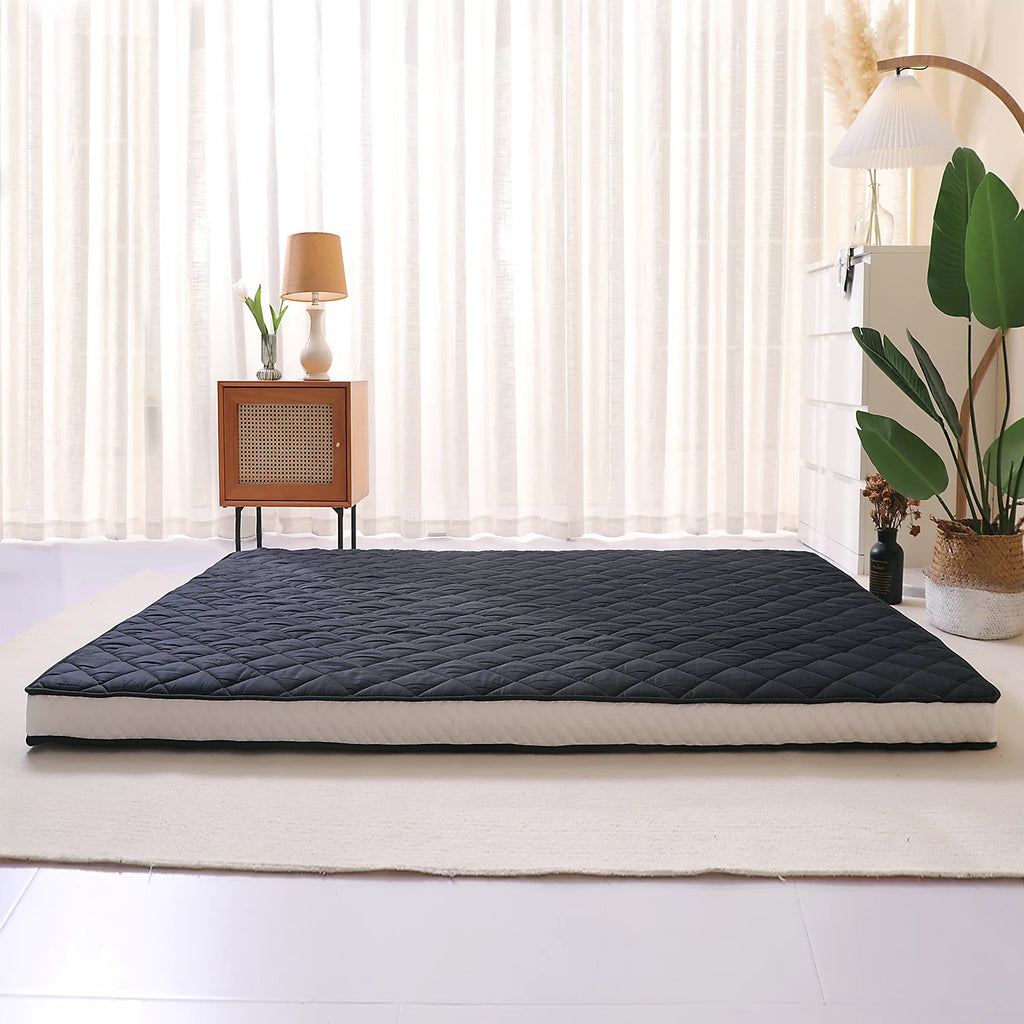 Gray Queen Folding Futon Mattress B49485