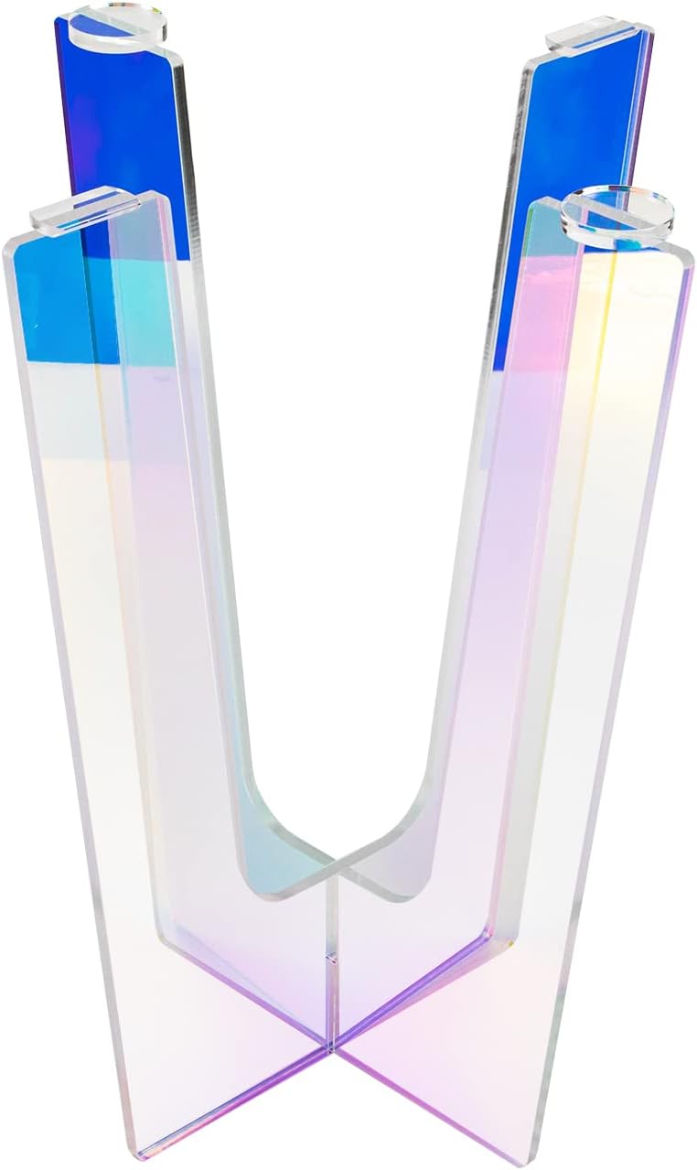 Acrylic Side Table with Storage Shelf S33019