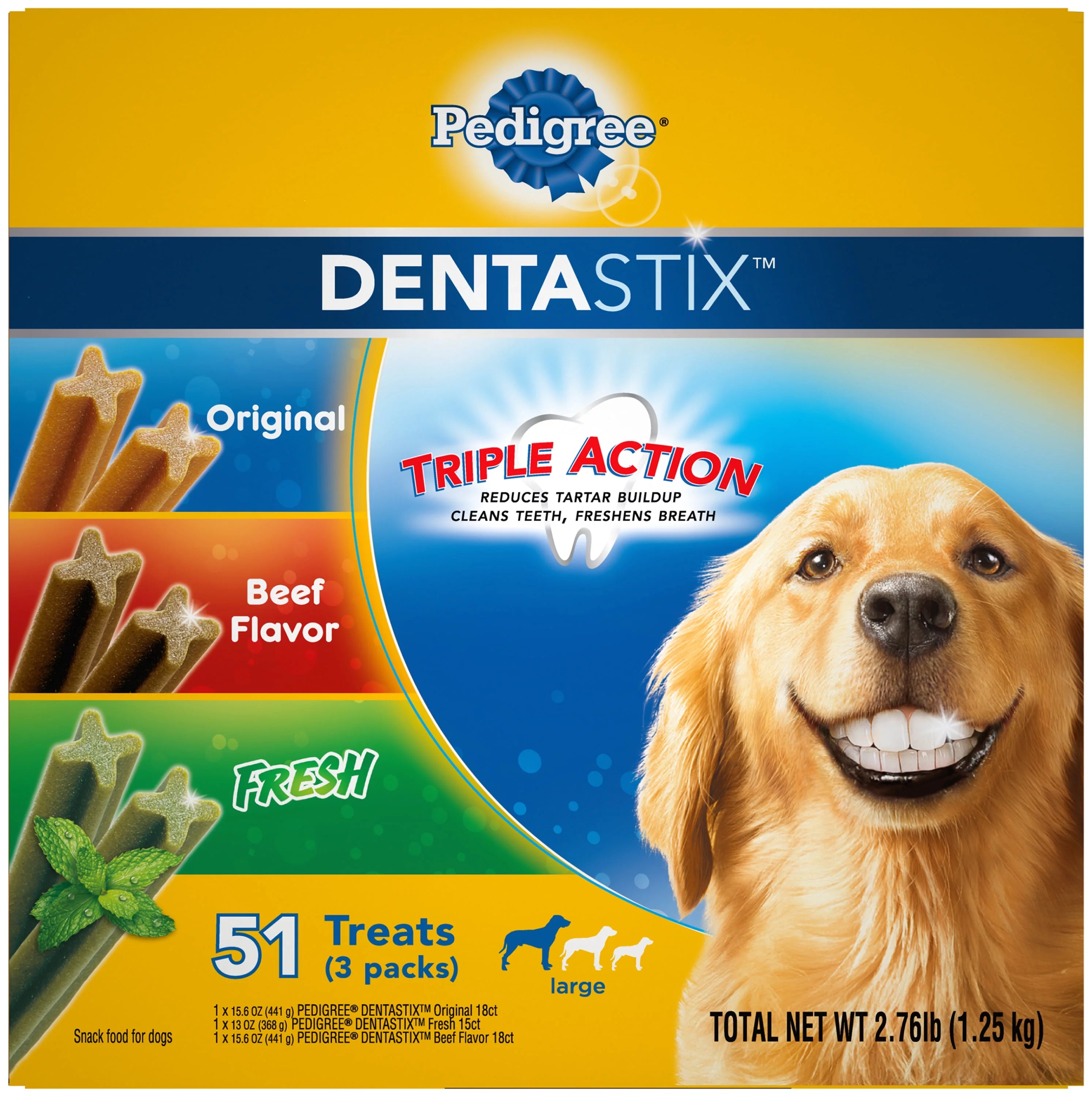 2.76 lb. 51 Count Dental Treat for Dog B95343