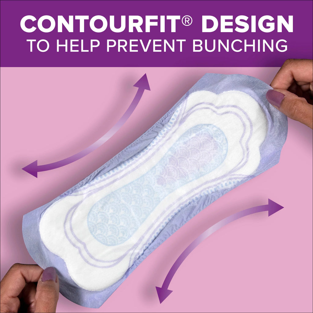 90 Ct 6 Drop Ultimate Absorbency Long Incontinence Pads J35202
