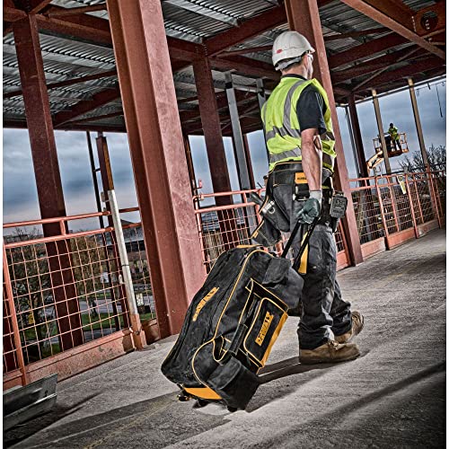 Yellow/Black Large 26-Inch Duffel Trolley Bag with Wheels C84039