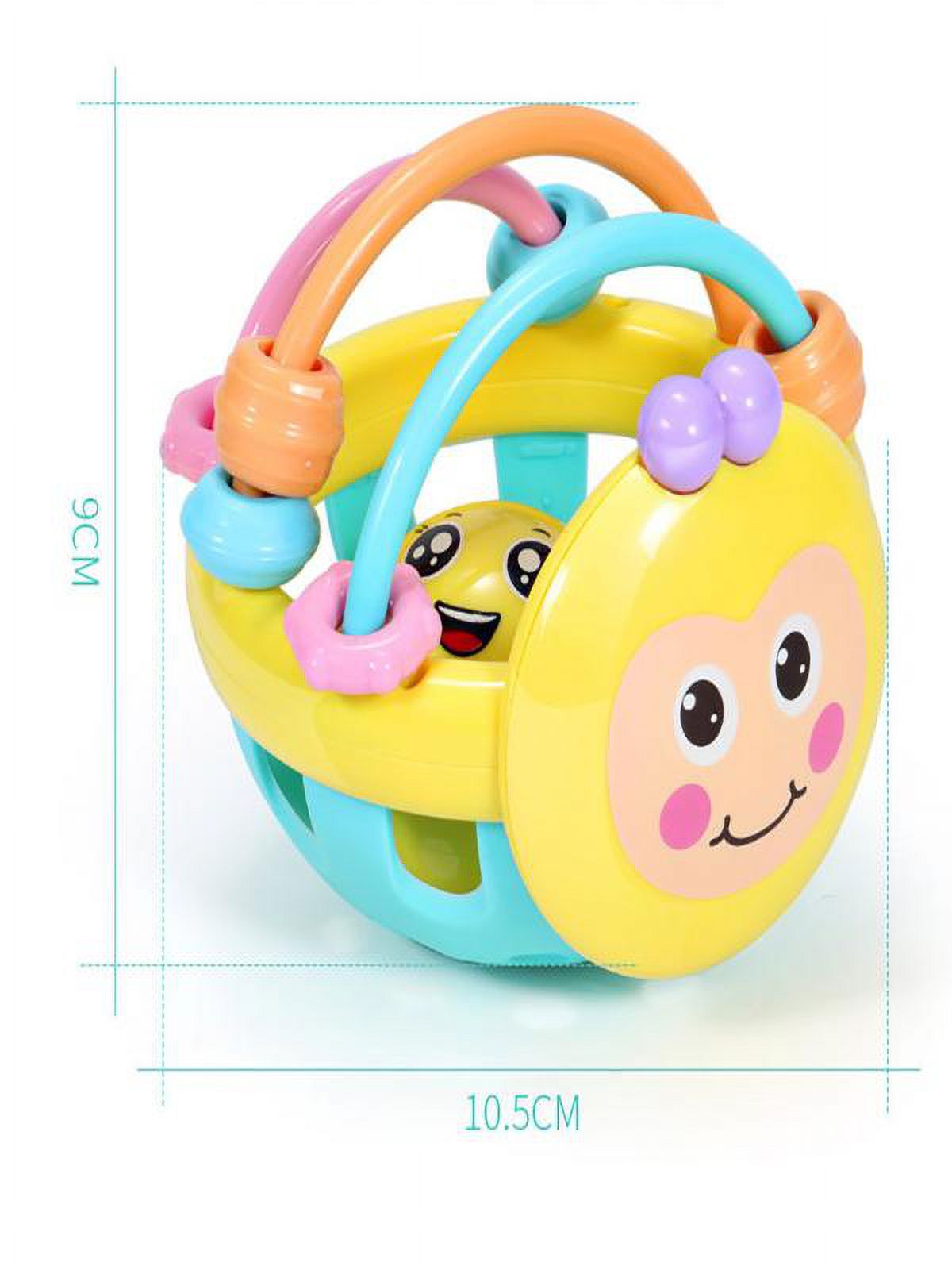Baby Hand Bell Rattles Ball Toys, Activity Ball Infant Toys, Shaker, Grab Rattle J136
