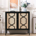 Rattan Sideboard Cabinet with Adjustable Shelf and 2 Doors M767970