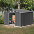 6x4 Ft Outdoor Storage Shed Black P69807