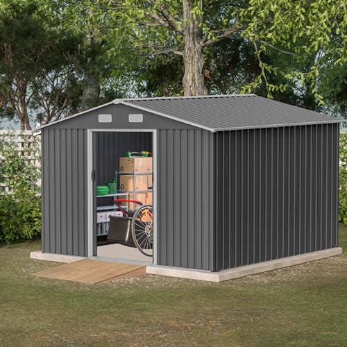 6x4 Ft Outdoor Storage Shed Black P69807
