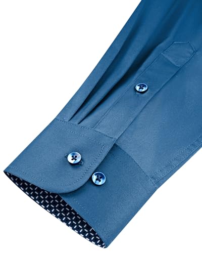Men's Long Sleeve Stretch Dress Shirt F609