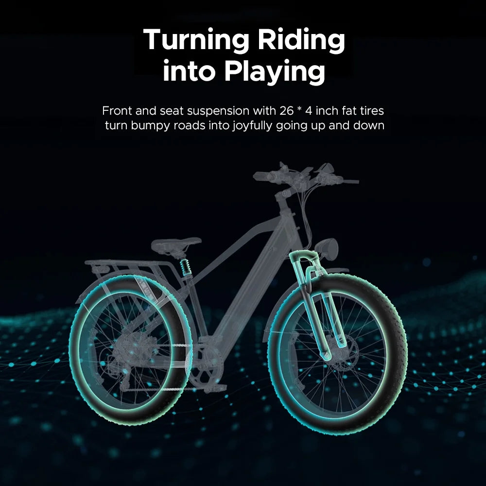 All-terrain Dual Suspension Electric Bike L90722