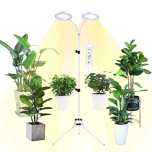 Full Spectrum LED Floor Plant Light with Timer R41929