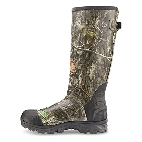 Men's Ankle Fit Camo Hunting Insulated Rubber Boots Waterproof Rain Shoes Y756324