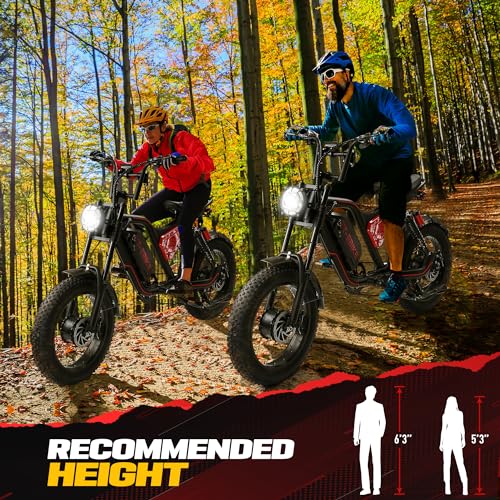3000W Folding Electric Bike with 48V Battery, 26x4.0 Fat Tire, Full Suspension Z501876