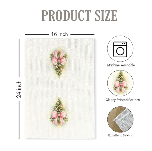 Neutral Christmas Hand Towels 16 x 24 Inch Y965270