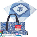 166 Quality White Tiles Mahjong Game Set with Blue Printed Carrying Bag K740493