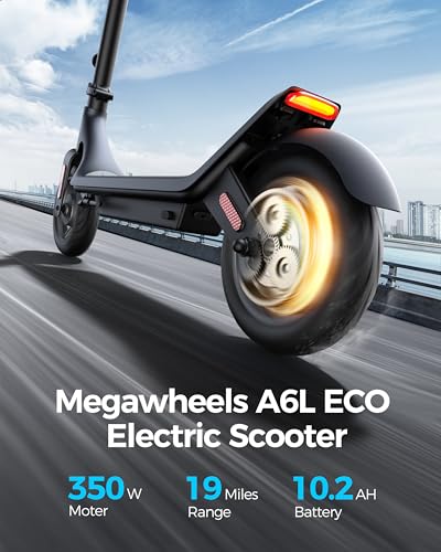 Electric Scooter with 10IN Tires, 10.2AH Battery, 350W Motor, 15.5MPH Y3249