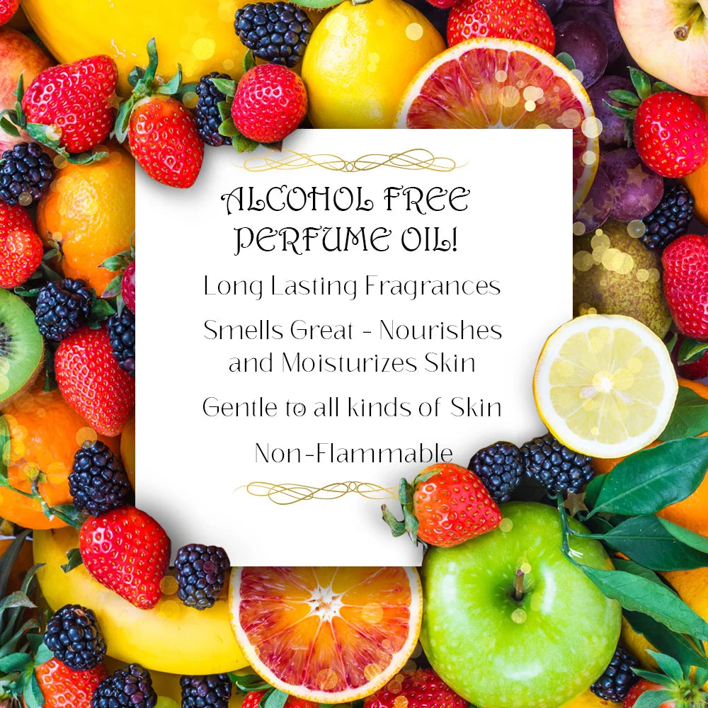 Non Alcoholic Fruity Sandalwood Musk Unisex Perfume Oil K8685