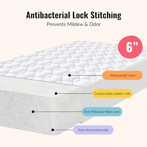 Full Size Firm Foam Crib and Toddler Bed Mattress B6415