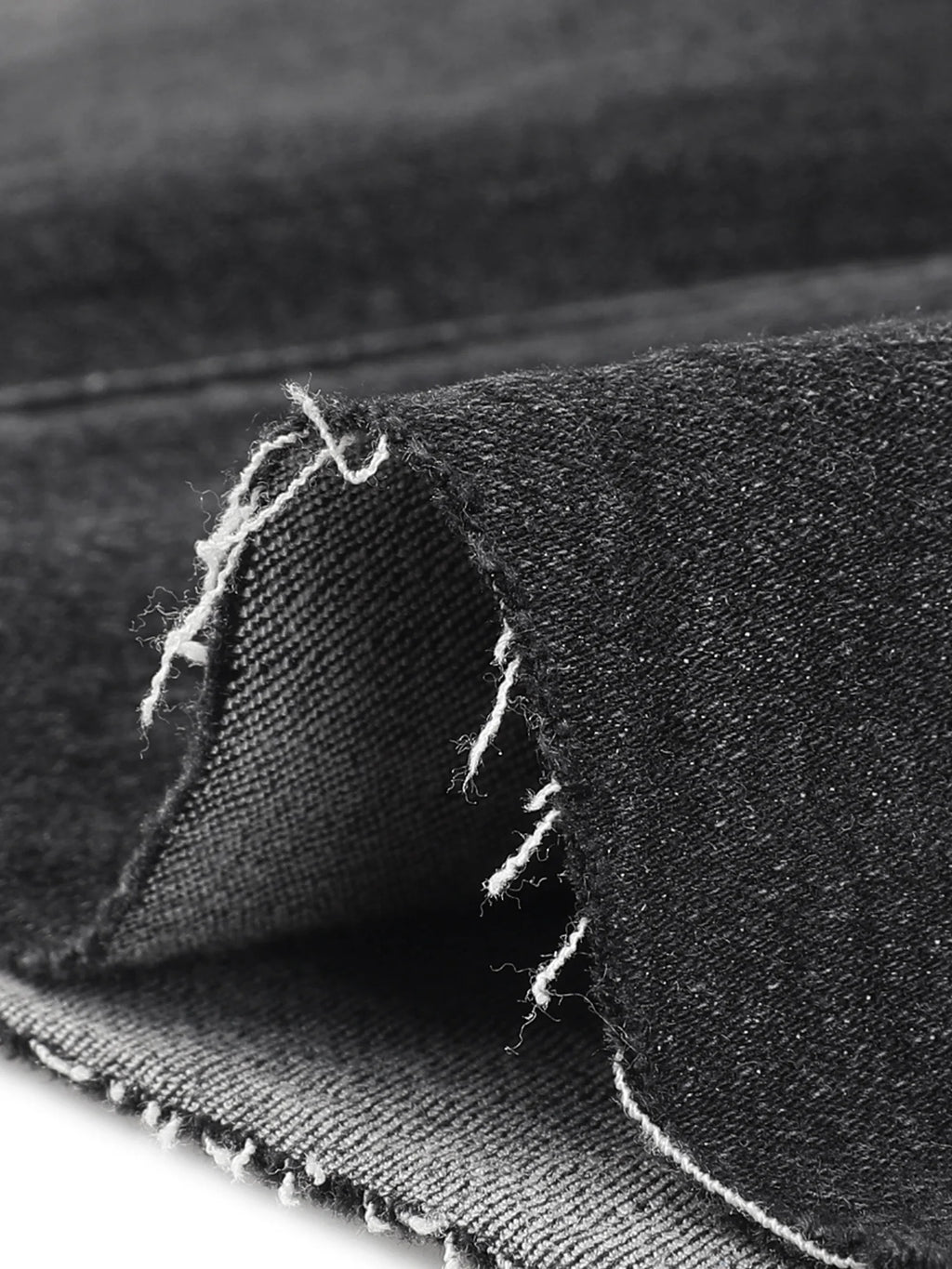 Black Denim Midi Skirt G30265