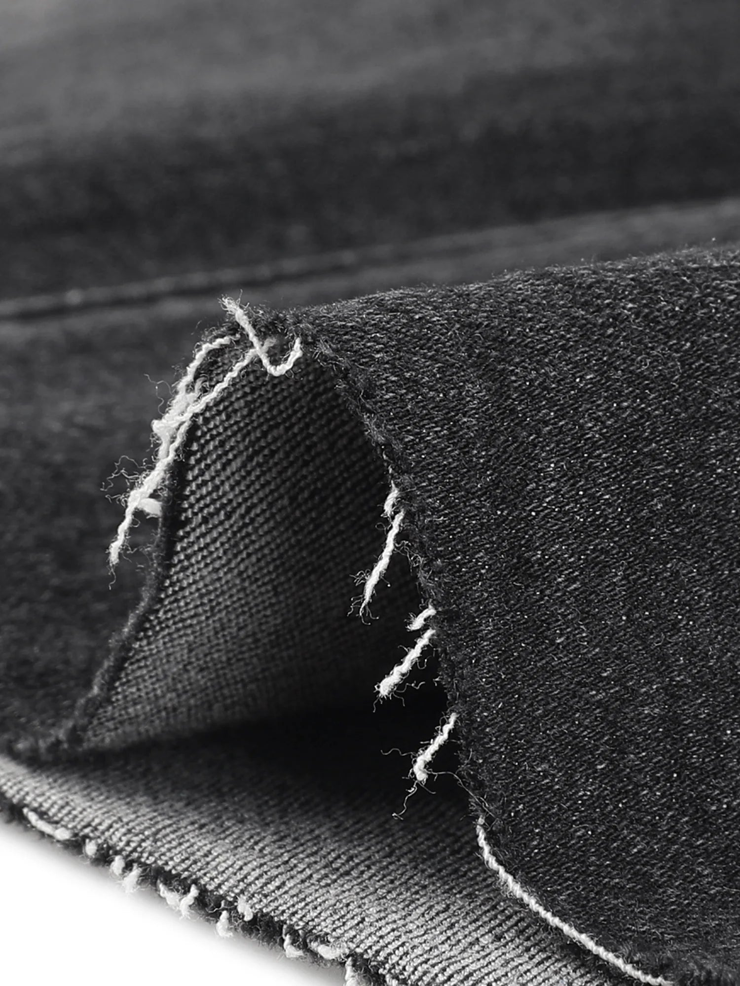 Black Denim Midi Skirt G30265