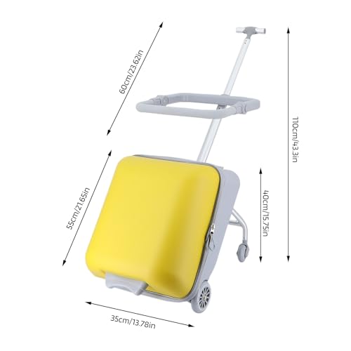 20 inch Hardside Ride on Kids Luggage with Spinner Wheels R143