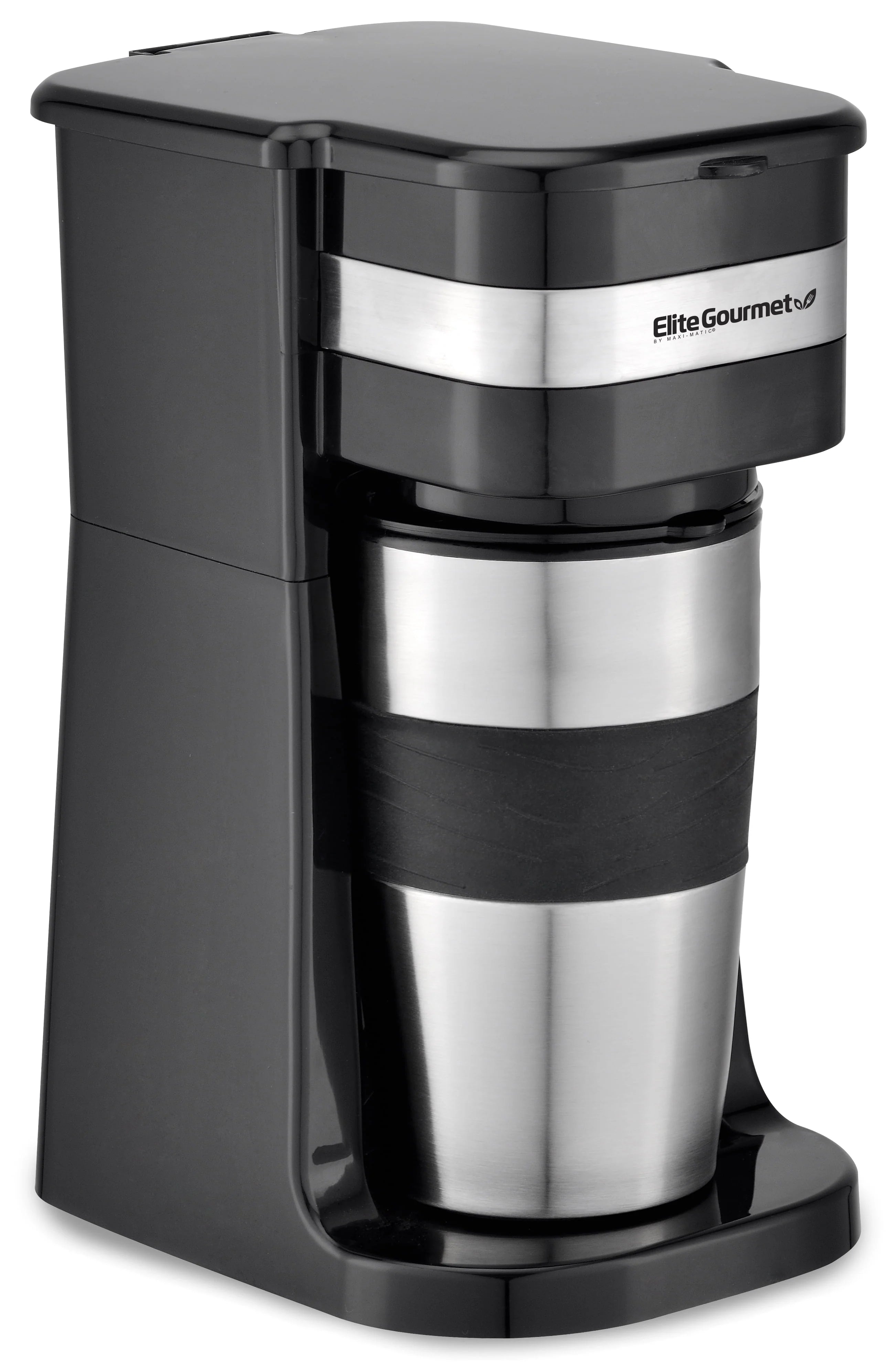 Single Serve Coffee Maker with Stainless Steel Travel Mug R261