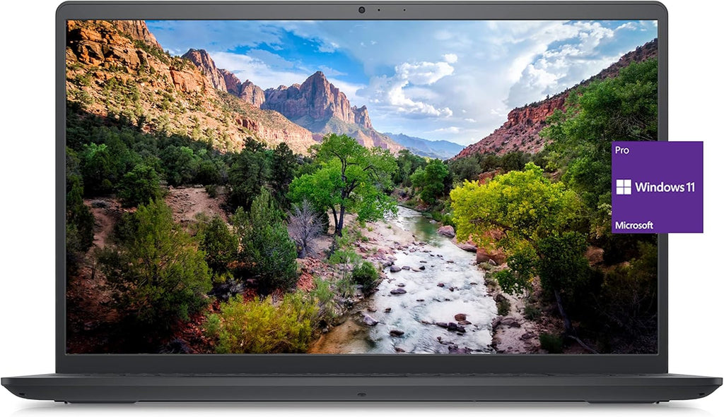 15.6" HD Display Intel Celeron N4020 16GB DDR4 RAM 256GB PCIe SSD Windows 11 Pro Black Laptop N68204