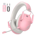 Black Wireless Gaming Headset with Bluetooth 5.3 and Noise Canceling Microphone H144116