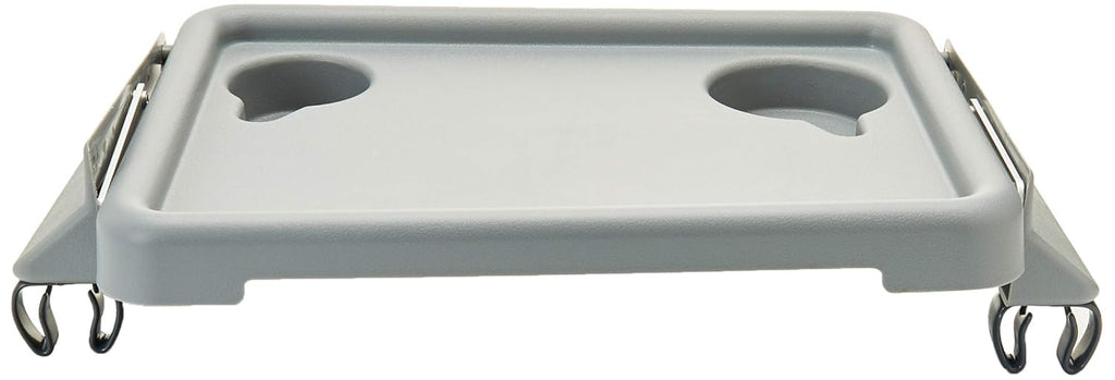 Grey Folding Walker Tray with Cup Holders T55481