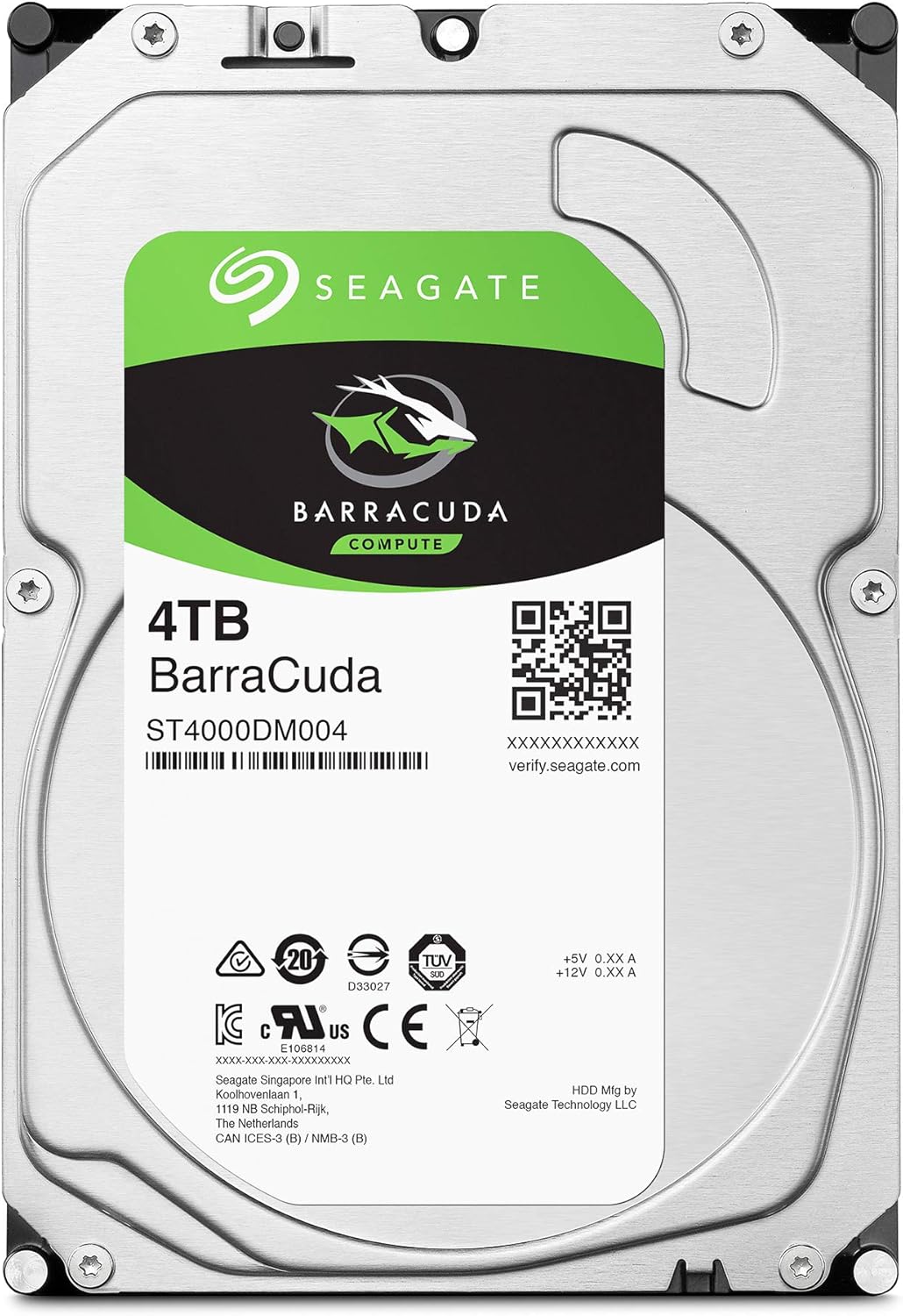 4TB Internal Hard Drive HDD 3.5 Inch Sata 6 Gb/s 5400 RPM 256MB Cache M276