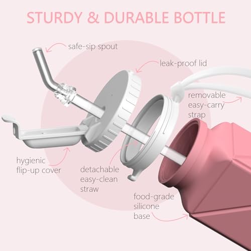 Collapsible Silicone Water Bottle 610ml T66568