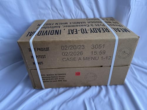 Factory Sealed Case MRE (Meals Ready to Eat) G1288