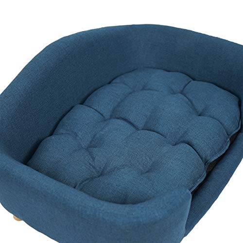 Dark Gray Plush Pet Bed R300