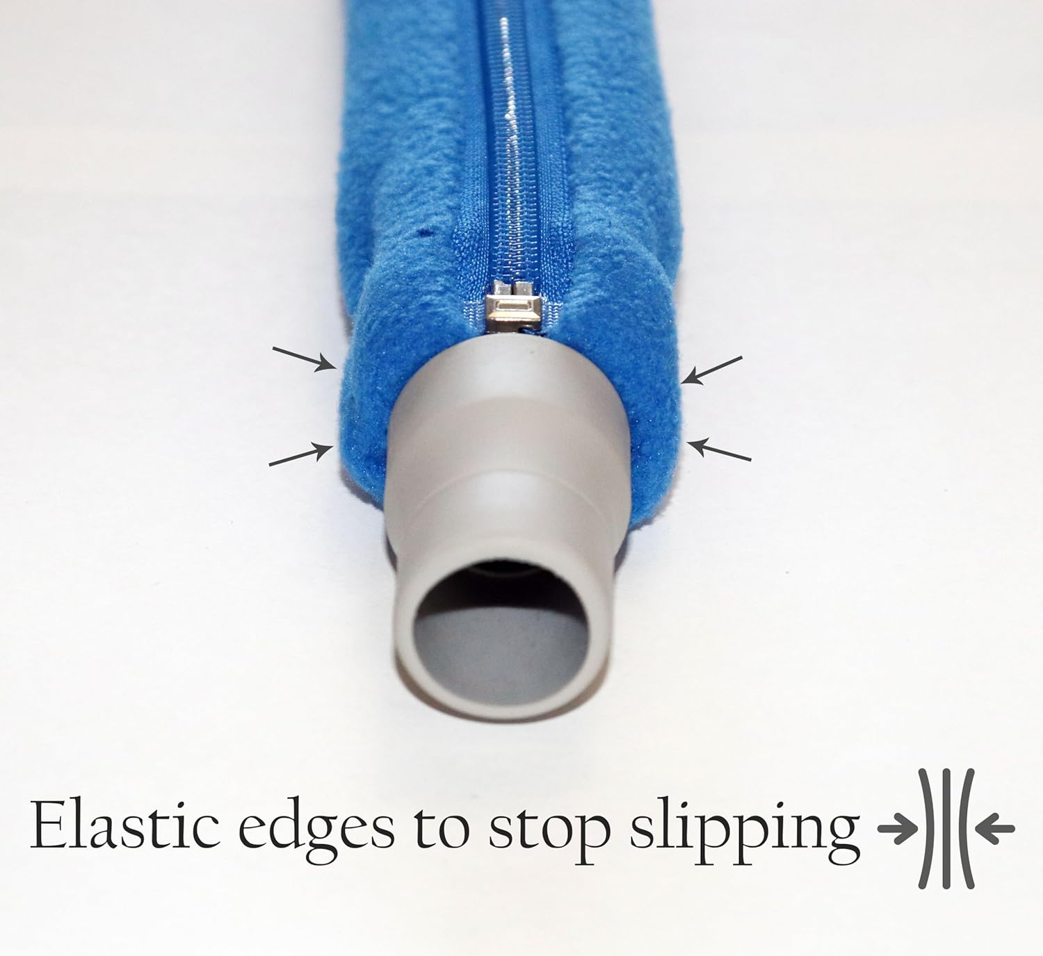 6ft CPAP Hose Cover with 4 Holding Clips, Soft Fleece Tubing Wrap Insulator with Zipper D26322