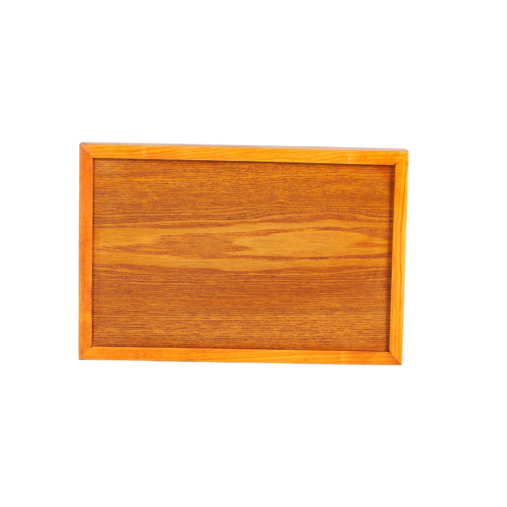 Wooden Serving Tray with Handles (Brown, Rectangle) R5080