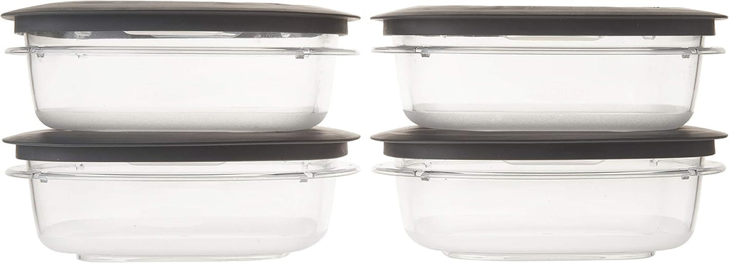 4 Pack Grey 3 Cup Food Storage Container P348970